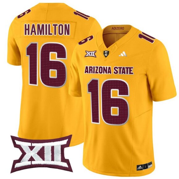 Mens Youths Kids Womens Jaren Hamilton Golden Stitched Vapor Jersey